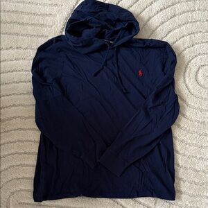Ralph Lauren Navy Lightweight Hoodie